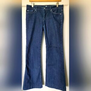 🌟7 For All Mankind Dojo Rhinestone Embellished Bling Jeans💖 29x33🌟